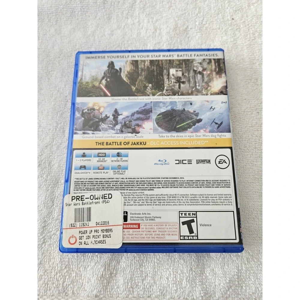 Star Wars: Battlefront (PlayStation 4, 2015) Ps4